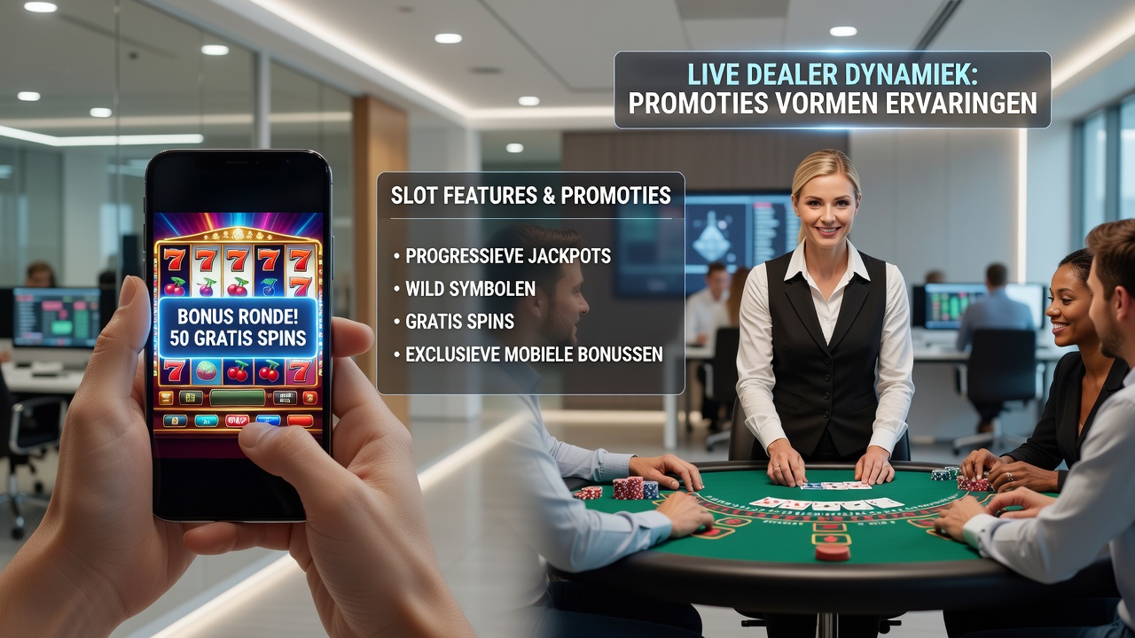 Live dealer roulette en blackjack interfaces op smartphones met promotionele bonussen